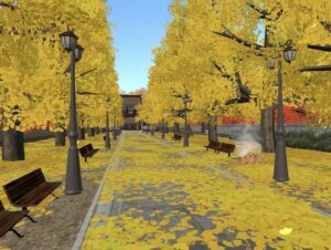 【VRChatワールド紹介】銀杏並木-Ginkgo Street-
