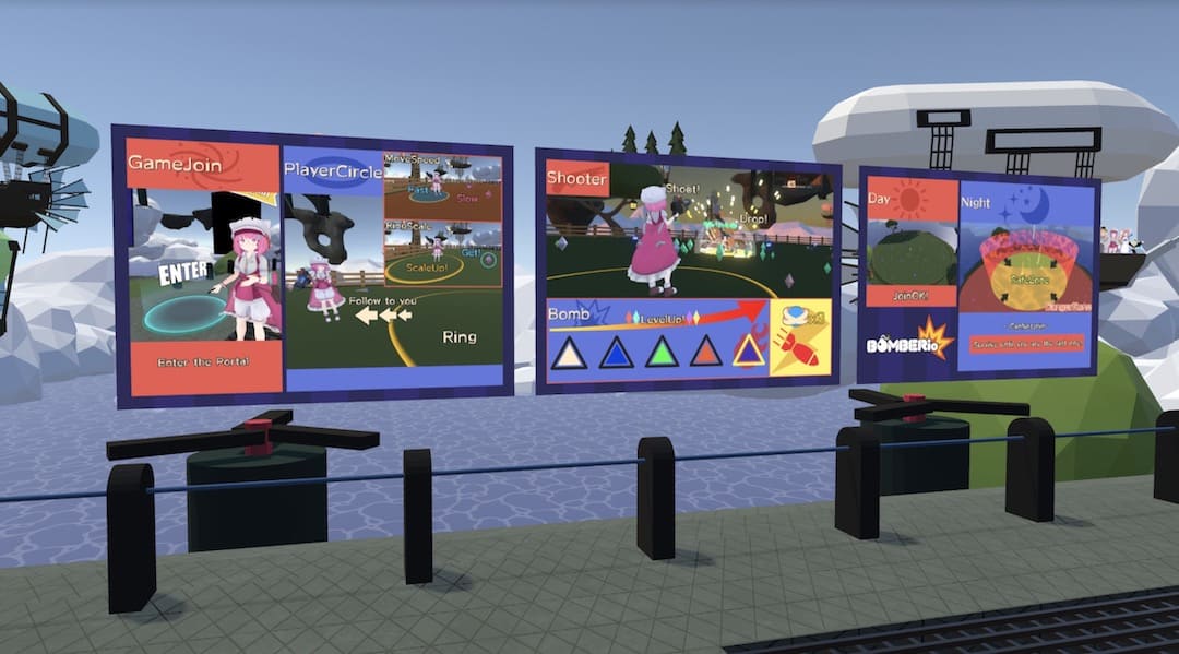 BOMBERio VRChat ワールド紹介1