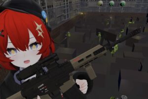 【VRChatワールド紹介】TacticalDefenceVR：BB弾で撃ち合いができるゲームワールド！