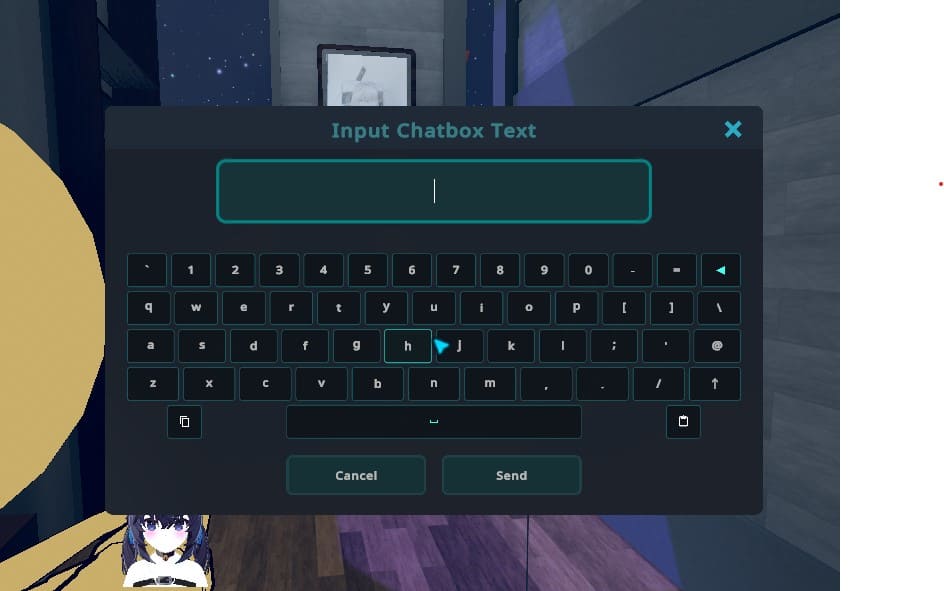 VRChatでテキストチャットをする方法2