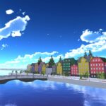 海風と彩りの港町 -Colorful port town- VRChatワールド紹介