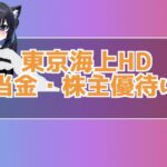 【8766】東京海上ホールディングスの配当金は？配当利回り・配当性向はどのくらい？