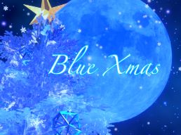 VRChatワールド紹介 Blue Xmas~蒼の聖夜~ サムネイル