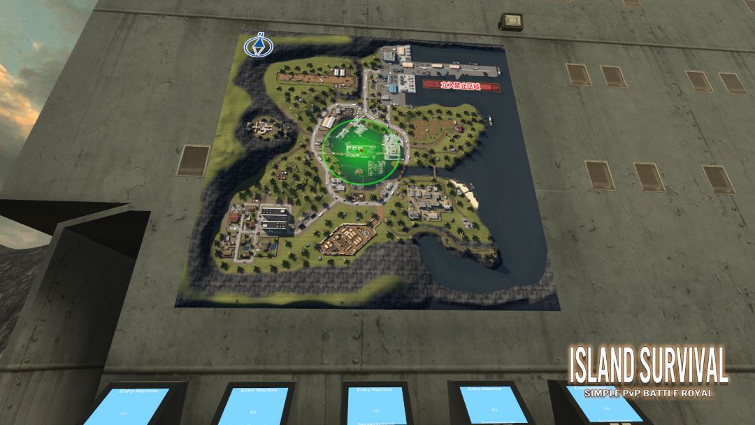 VRChatワールド紹介 ISLAND SURVIVAL - PvP Battle Royal 3