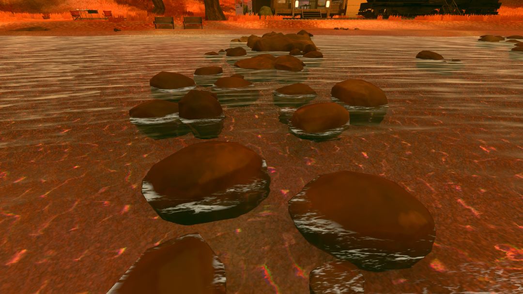 VRChatワールド紹介 懐郷の秋澄む処 -Nostalgic Autumn Riverside-1