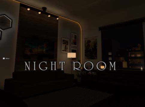 VRChatワールド紹介NIGHT ROOM サムネイル