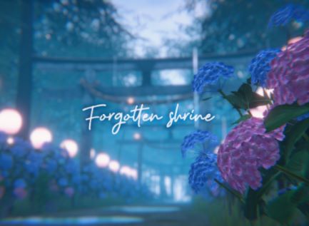 VRchatワールド紹介 Forgotten shrine サムネイル