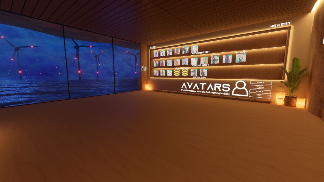 VRChatワールド紹介 Artis Furry Avatars 5
