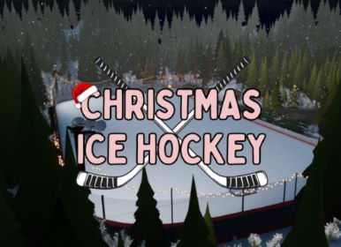 VRChatワールド紹介 Christmas Ice Hockey サムネイル