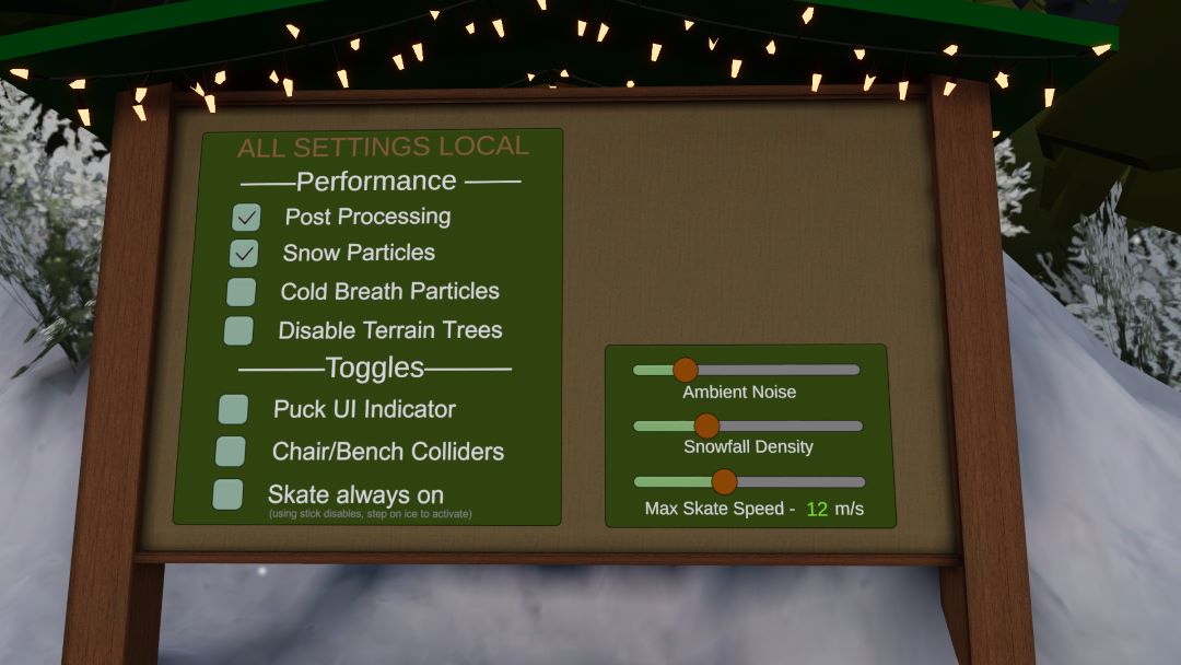 VRChatワールド紹介 Christmas Ice Hockey3