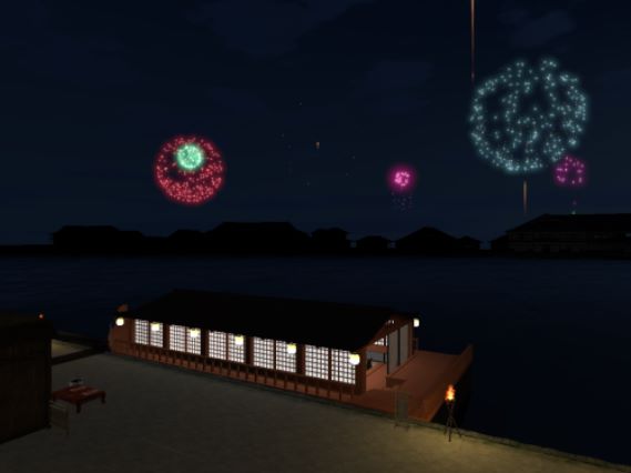 VRChatワールド紹介 Fireworks JP Remake サムネイル