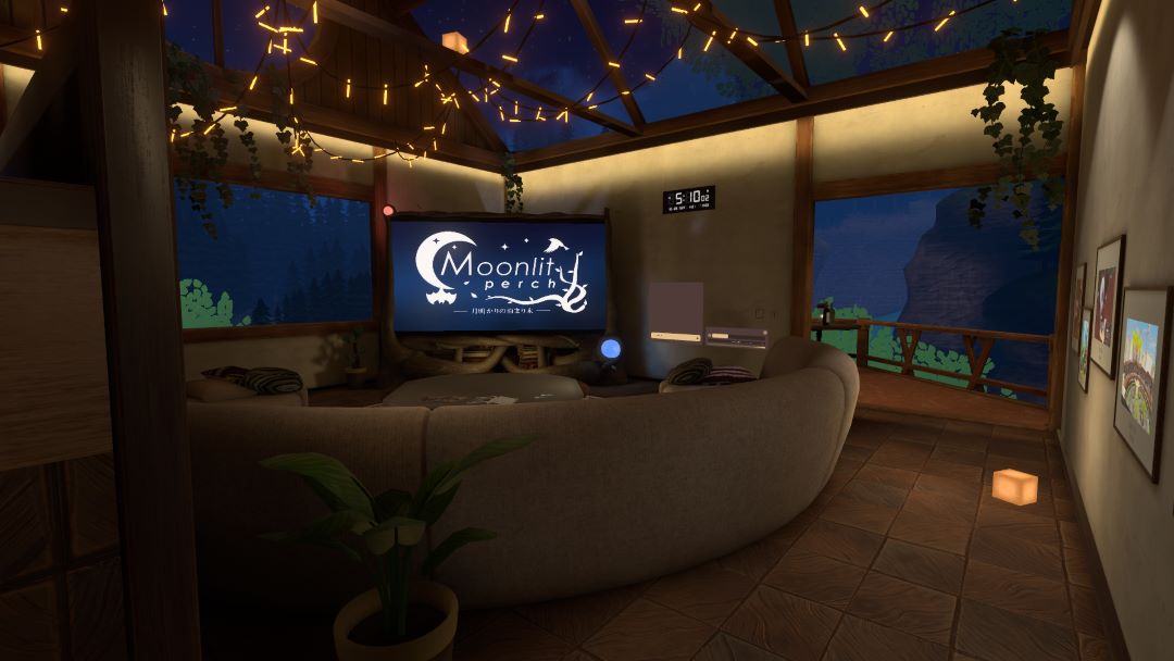 VRChatワールド紹介 Moonlit Perch -月明かりの泊まり木- 3
