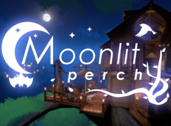 VRChatワールド紹介 Moonlit Perch -月明かりの泊まり木- サムネイル