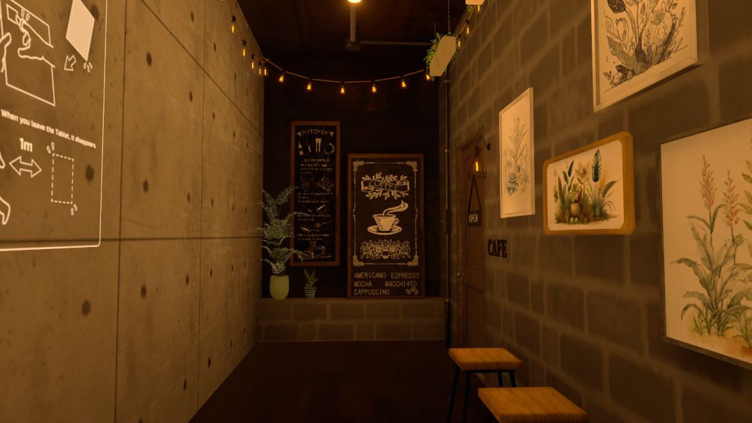 VRChatワールド紹介 -cafe- 月時雨 1