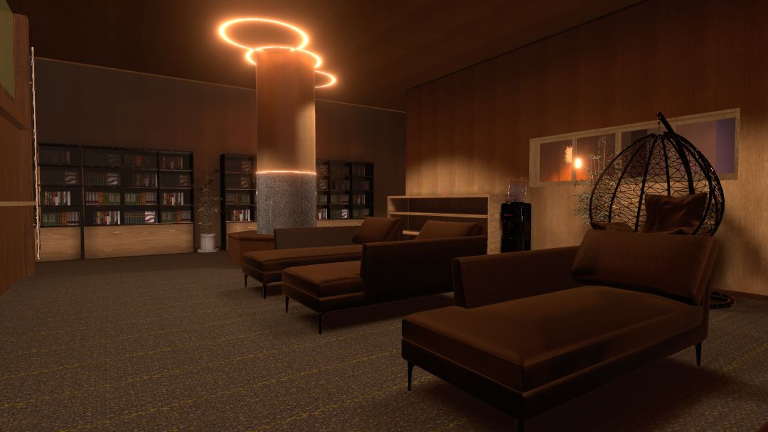 VRChatワールド紹介 リゾート温泉 さとりの和 大岩盤浴場 stone spa satori 4