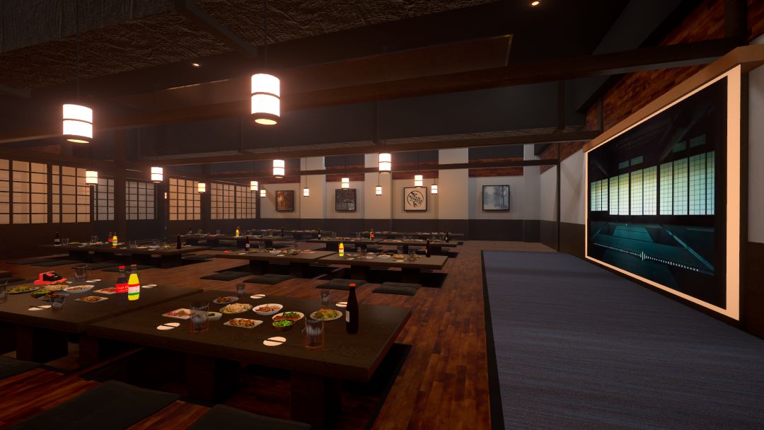 VRChatワールド紹介 寝転ん宴会場․v2 3