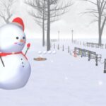 VRChatワールド紹介 自由に成形できる雪だるまわーるど（Free molding of snowmen） サムネイル