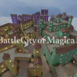 VRChatワールド紹介 BattleCityOfMagica2 サムネイル