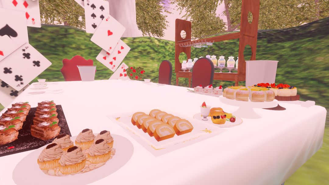 VRChatワールド紹介 Kurono Alice's Tea Party 4