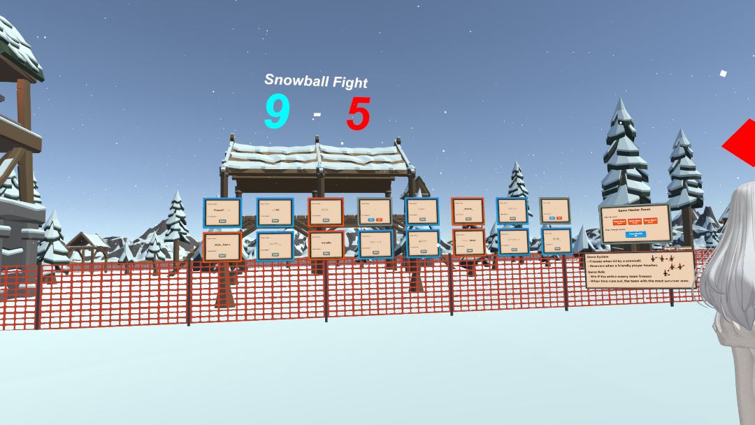 VRChatワールド紹介 Snowball Fight 2