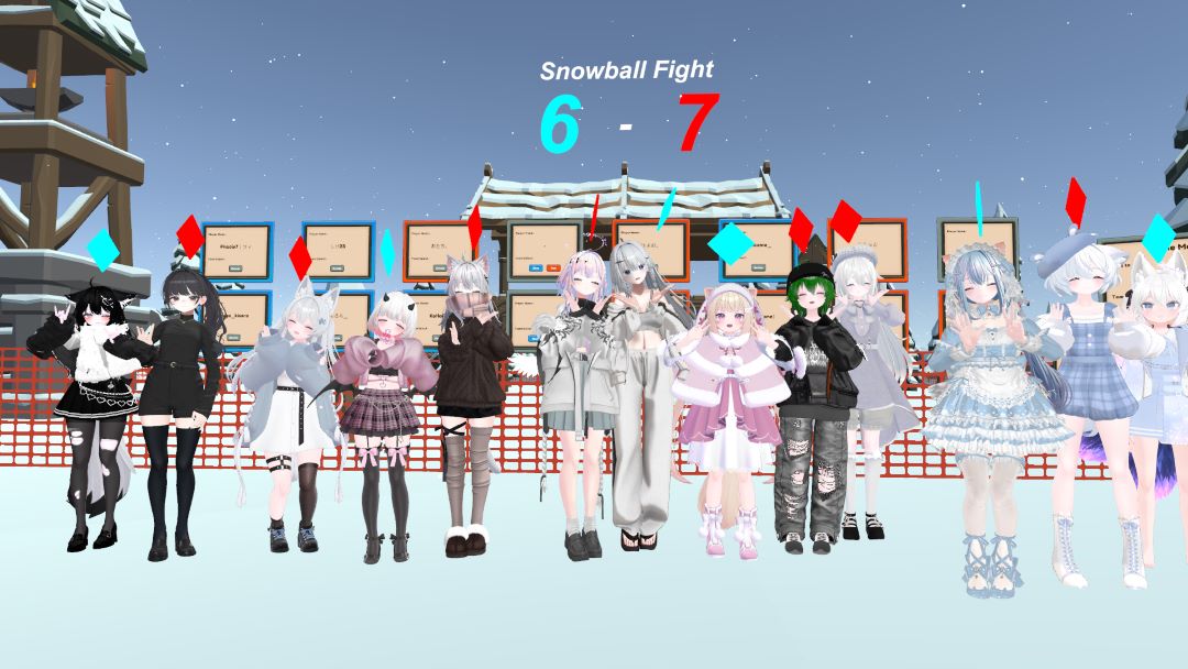 VRChatワールド紹介 Snowball Fight 5