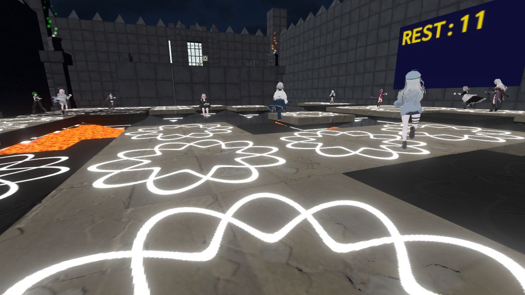 VRChatワールド紹介 Udon Falling Fight 6
