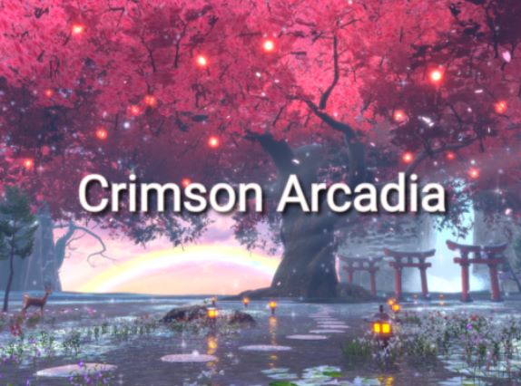 VRChatワールド紹介 crimson arcadia サムネイル