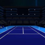VRChatワールド紹介 tennis game stadium サムネイル