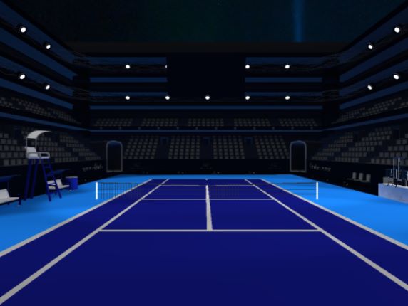 VRChatワールド紹介 tennis game stadium サムネイル