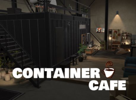 VRChatワールド紹介 ContainerCafe サムネイル