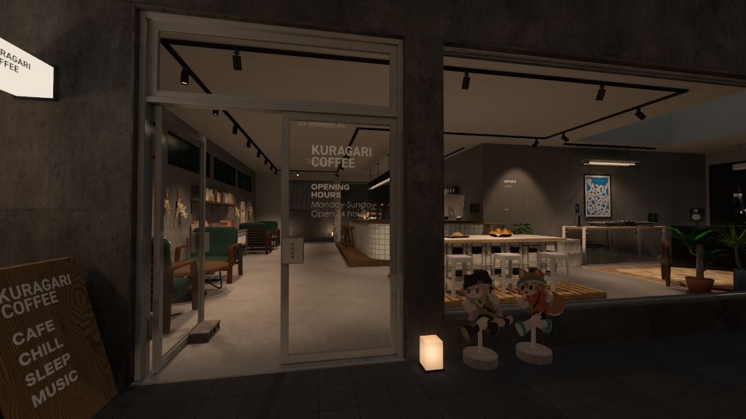 VRChatワールド紹介 KURAGARI COFFEE 3