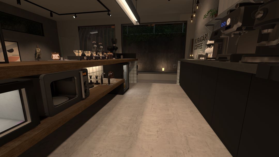 VRChatワールド紹介 KURAGARI COFFEE 5