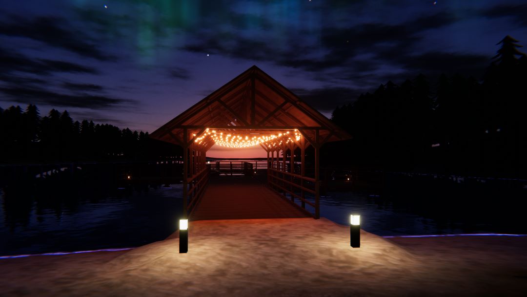 VRChatワールド紹介 Nordic Lakehouse Home 2․0 3