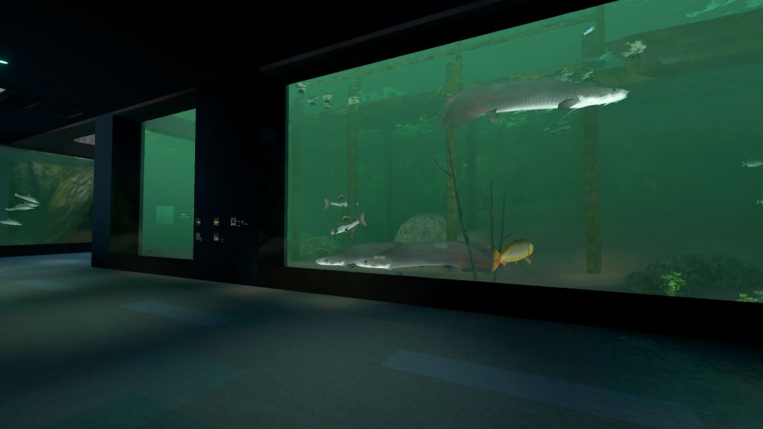 VRChatワールド紹介 Sushi Aquarium 淡水棟 6