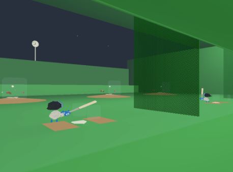 VRChatワールド紹介 UdonBattingCage サムネイル