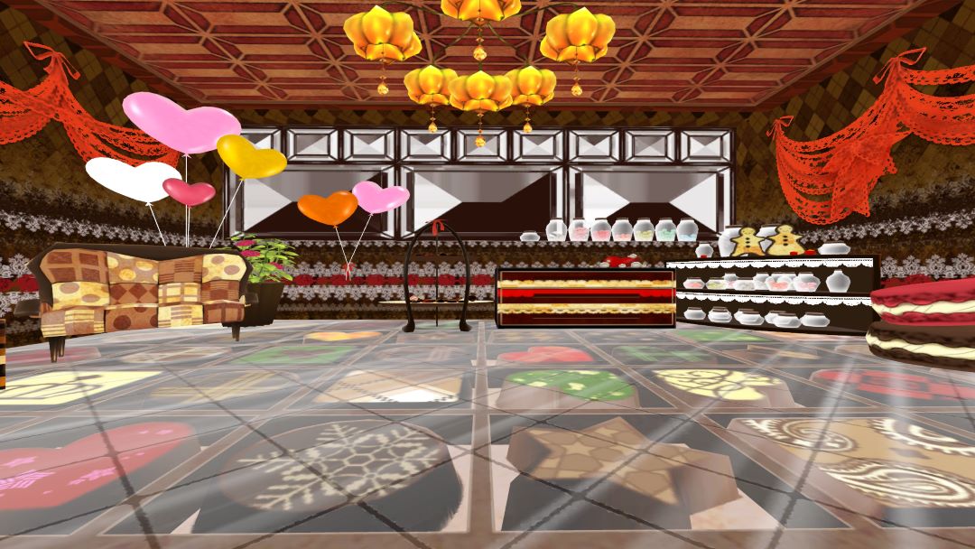 VRChatワールド紹介 Valentine room 1