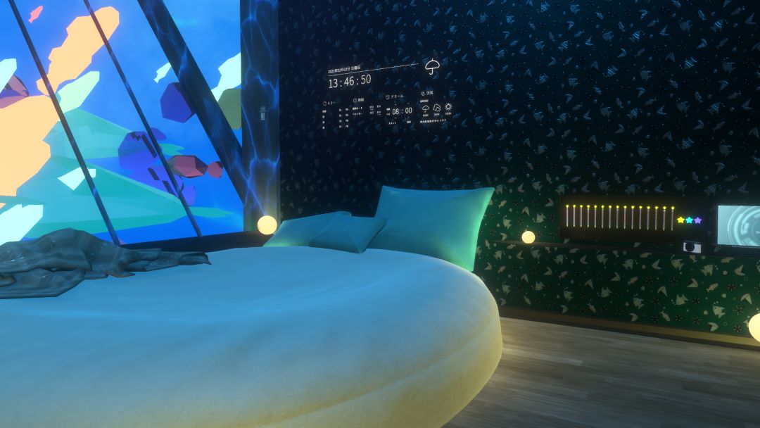 VRChatワールド紹介 ちいさな水族館のちいさなお部屋_Small aquarium room 1