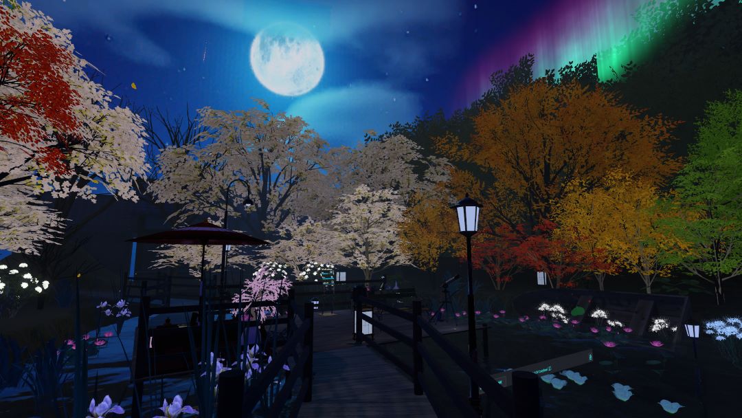 VRChatワールド紹介 雪月花の湖畔 2