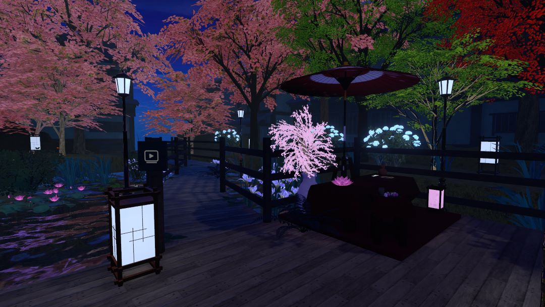 VRChatワールド紹介 雪月花の湖畔 3