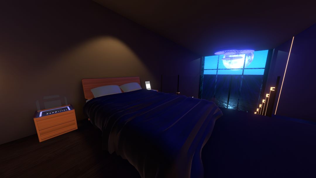 VRChatワールド紹介 青の月夜-Blue Moonlit Night 4