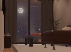 【VRChatワールド紹介】90％雨のごろごろハウス