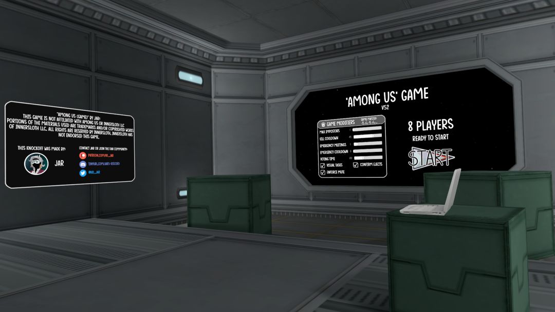 VRChatワールド紹介 'Among Us' game 2