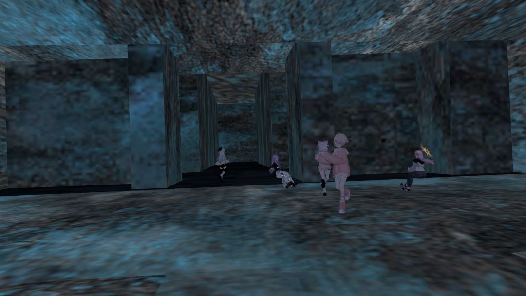 VRChatワールド紹介 BLUE MAZE PEOPLE 迷路を抜けて 2