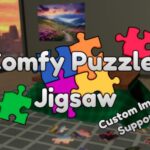 VRChatワールド紹介 Comfy Puzzles - Jigsaw ＆ Chill サムネイル