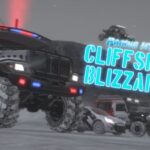 VRChatワールド紹介 Raging Ice˸ Cliffside Blizzard サムネイル