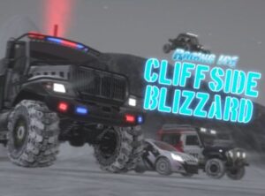VRChatワールド紹介 Raging Ice˸ Cliffside Blizzard サムネイル