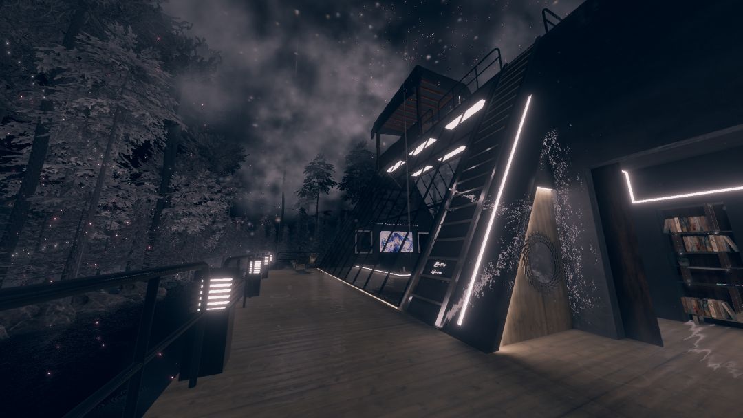 VRChatワールド紹介 夜雨 -Night Rain- 3