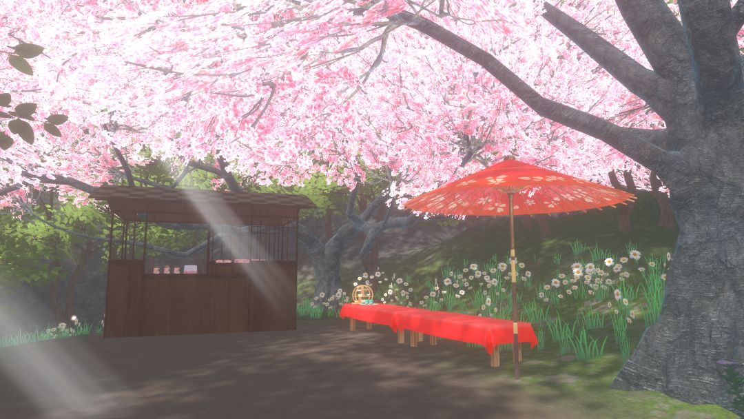VRChatワールド紹介 桜海：Cherry Blossom Sea 4