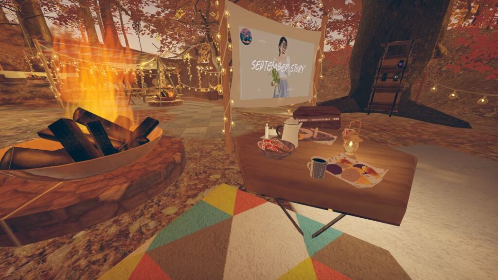 【VRChatワールド紹介】映えキャン-Autumn camping- | インドアろんろんのお役立ちブログ
