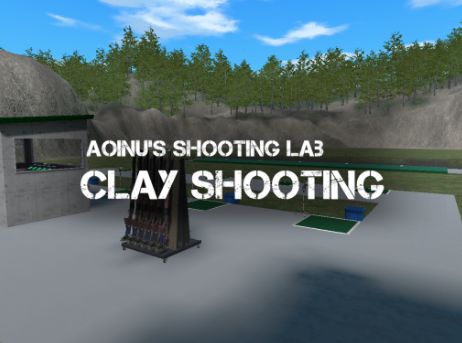 VRChatワールド紹介 Aoinu's Shooting Lab˸ CLAY SHOOTING サムネイル